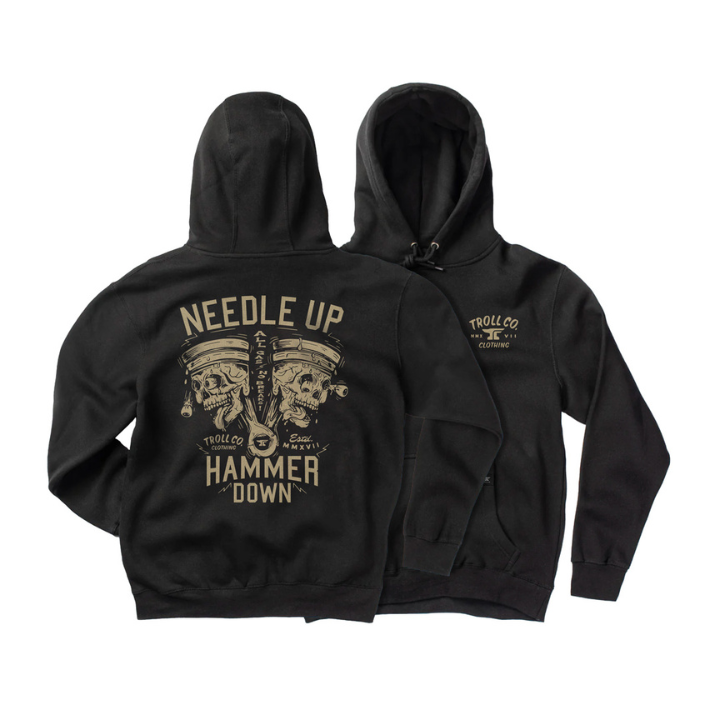 HOODY NUHD HAMMER TWINS - BLK